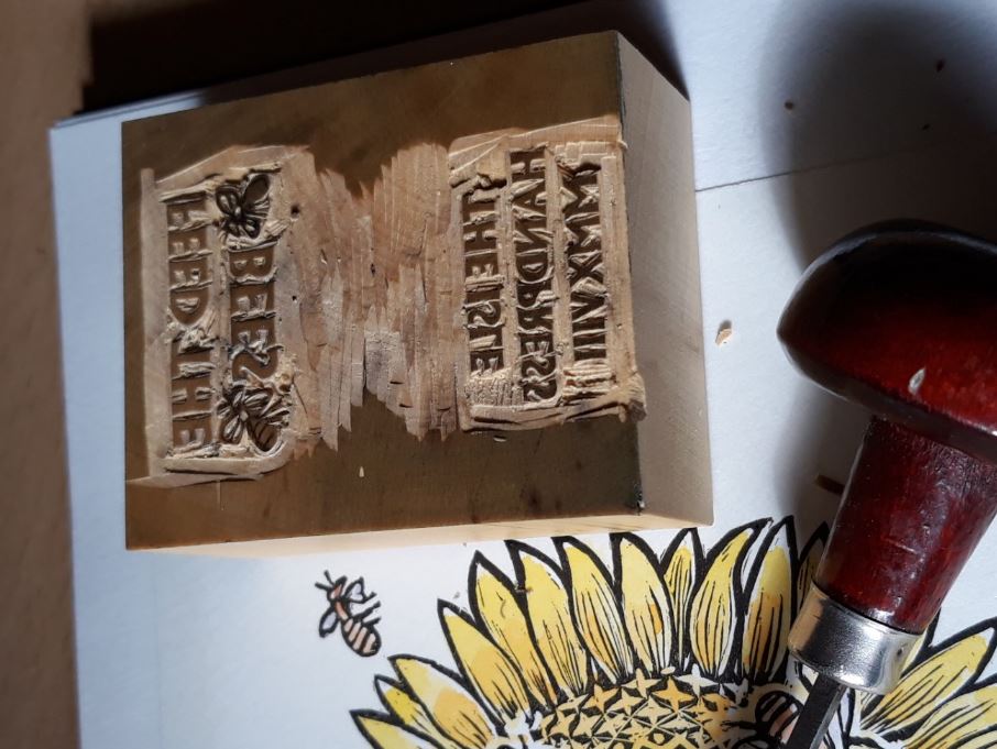 Feed The Bees (Small/Miniature Accordion Book)