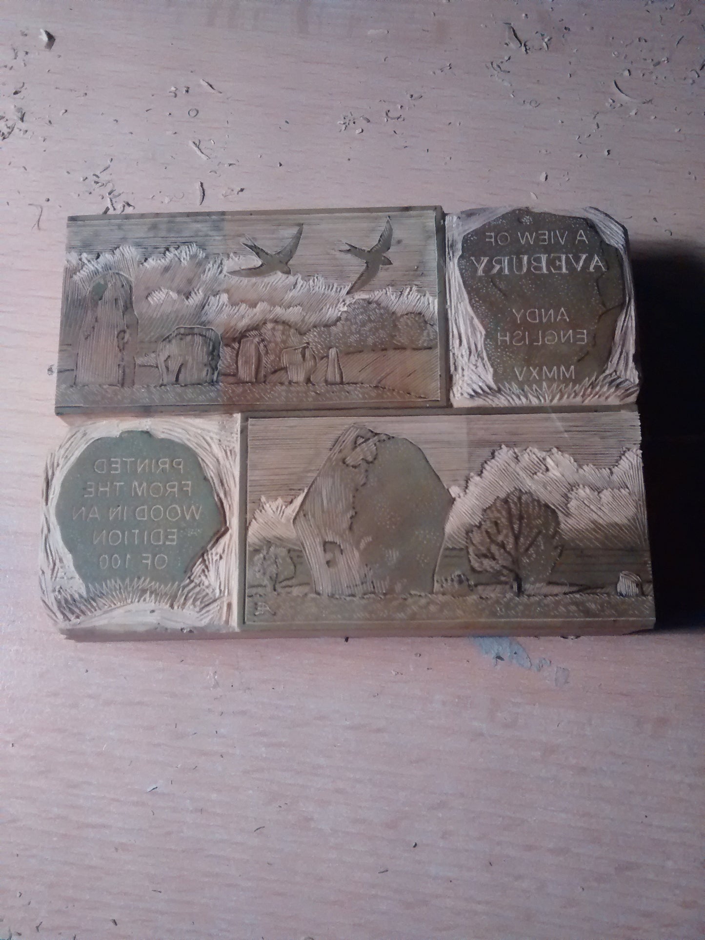 A View Of Avebury (Miniature Book)